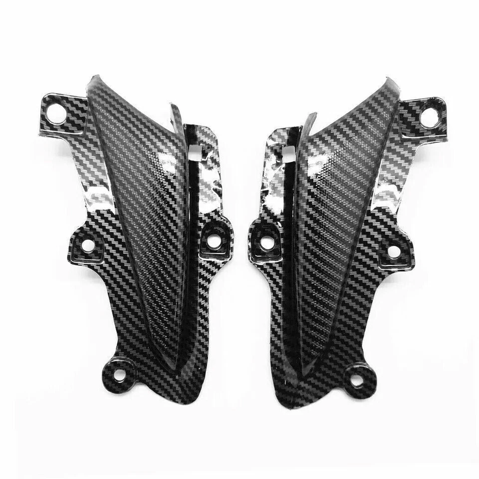 PARA HONDA CBR500R 2013-2015 FIBRA DE CARBONO DELANTERO SUPERIOR NARIZ FARO CARENADO LATERAL Foto 4 de 4