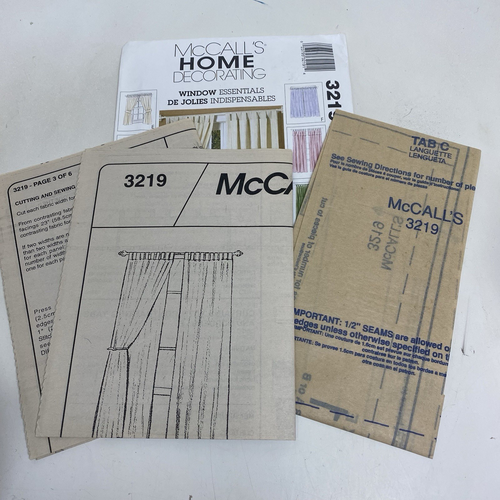 McCall's 3219 Window Essentials 8 Different Styles thumbnail 7