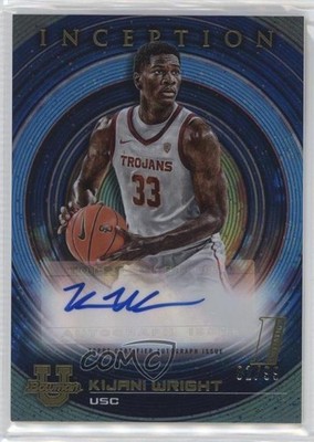 2022 Bowman Inception University Blue Foil 2/99 Kijani Wright #BIA-KWT Auto s1i