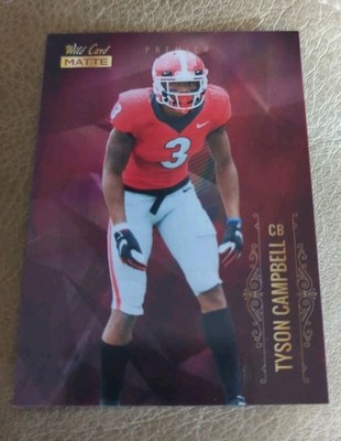 2021 Wild Card Matte Tyson Campbell Premier MBC-39 Red Chase Card