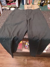 Vtg US Army Pants Mens 32 x 34 Green Poly Wool Trousers Tropical Vietnam 70s