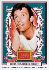 2013 Panini Golden Age Tommy John White Border SP Parallel Base Card #134