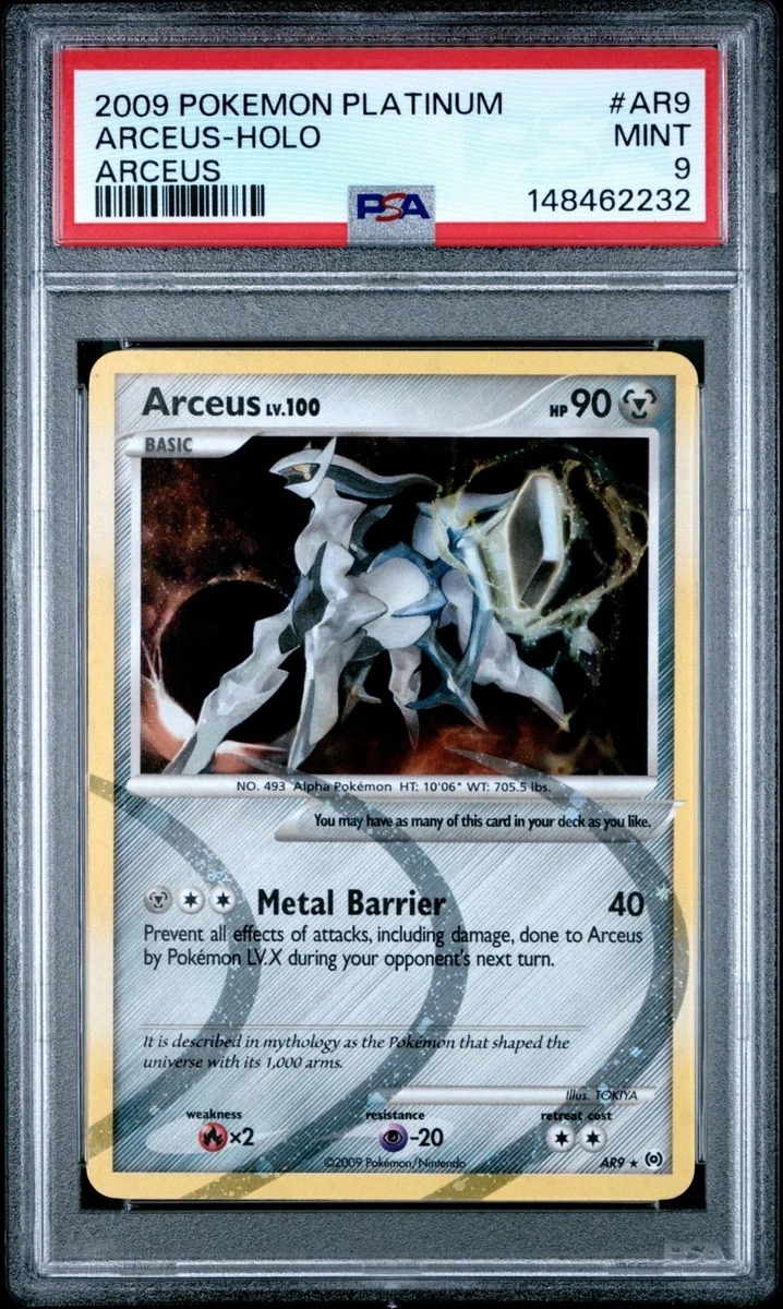 Pokémon TCG Professional Sports Authenticator (PSA) Arceus Grade 9