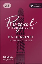 D'Addario Mitchell Lurie Bb Clarinet Reeds - 2.5 (10-pack)