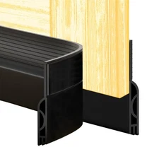 Door Draft Stopper Door Sweep for Bottom of Door,Weather Stripping Seal Guard