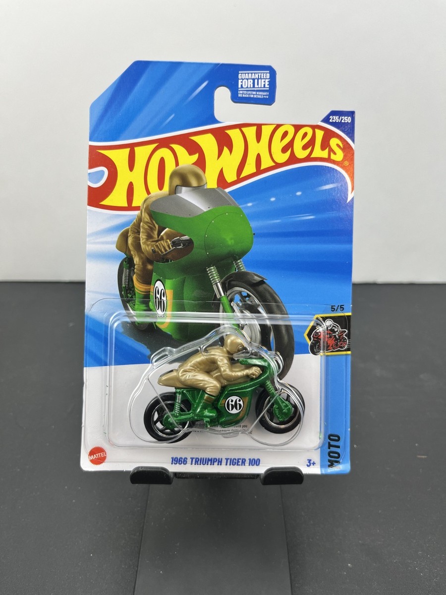 100% Hot Wheels まとめ売りセット① Hot Wheels 2025 Mainline Moto Treasure Hunt 1966 Triumph Tiger 100
