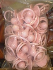 36 Pink Plastic Pacifier Party Favors - Bulk Pack