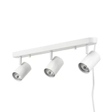 Electric 60024 3-Light Plug-in Track Lighting, Adjustable Heads, Matte White ...