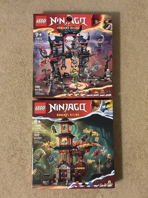 LEGO NINJAGO 71813 Wolf Mask Shadow Dojo & 71795 Temple of Dragon Energy Cores