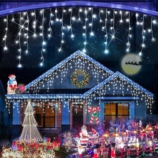 164 Ft Christmas Lights Outdoor 1500 LED 8 Lighting Modes Waterproof String