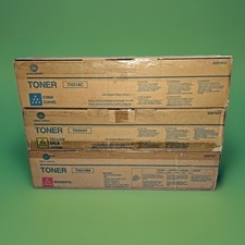 Lot Of 3 NEW Konica Minolta Toner TN314M Magenta TN314Y Yellow TN314C Cyan