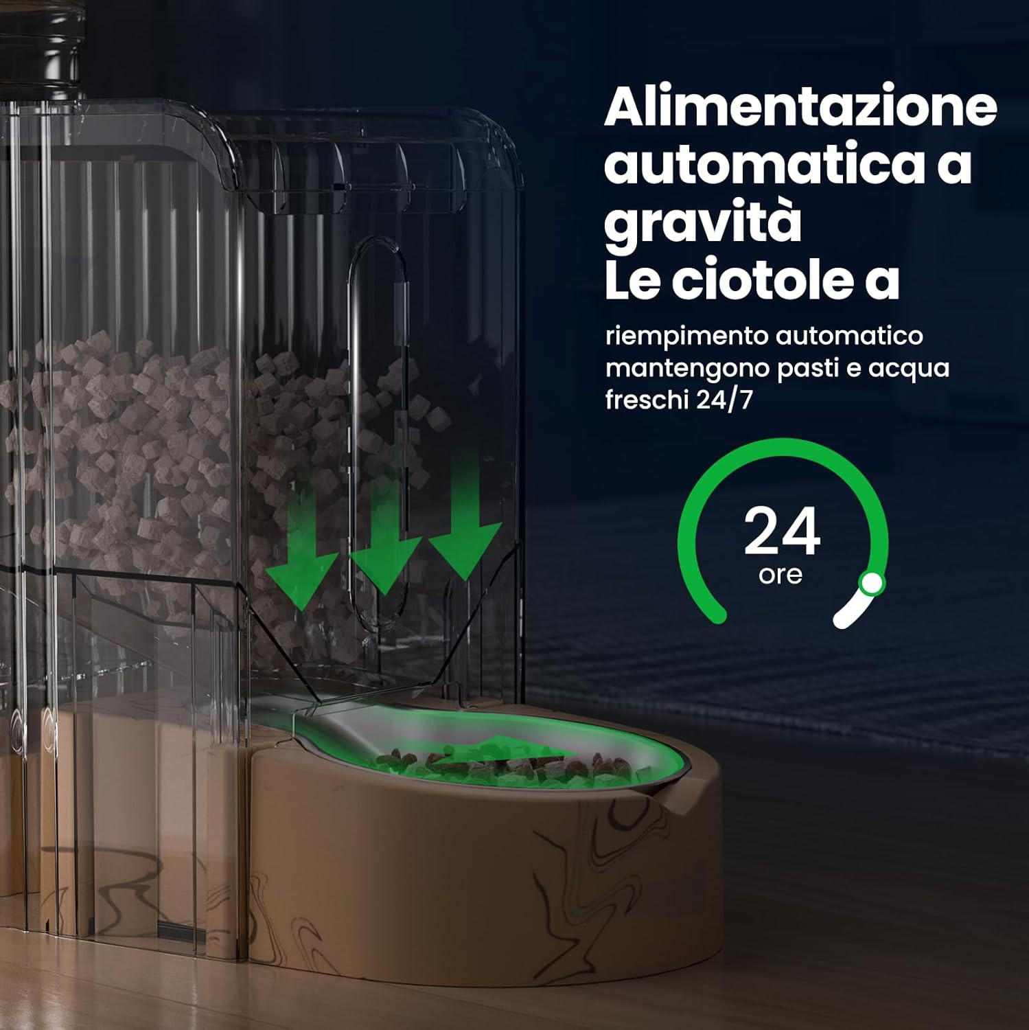 Offerta Distributore Automatico Gatti 2 in 1 | Risparmia Tempo e Spazio - 4