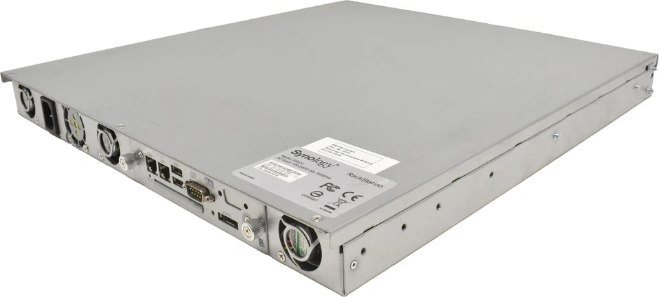 Synology RS812 4-Bay 3.5 1U Rack NAS Storage +3x Caddy - Bild 4 von 4