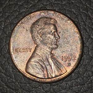 1992-D Lincoln Memorial Small Cent RB Business Strike Denver Copper