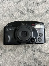 Canon Sure Shot ZOOM-S 35mm AF Point Shoot Film Camera Dead Battery Untested