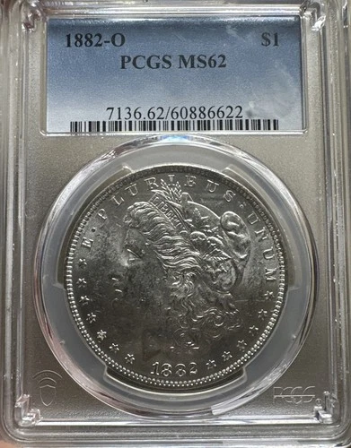 1882-O $1 Morgan Silver Dollar 🔥 Unc MS62 PCGS (M474)