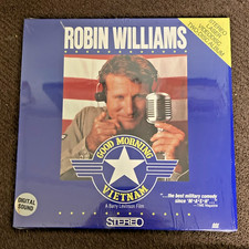 Good Morning Vietnam Laserdisc Robin Williams - 2 disc album