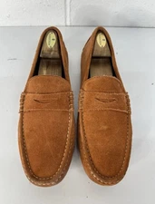 Allen Edmonds Orange Suede Leather Casual Suede Leather Mens Size 11.5