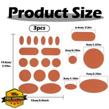 Down Jacket Repair Patch 51pc Light Coffee, Waterproof Tape