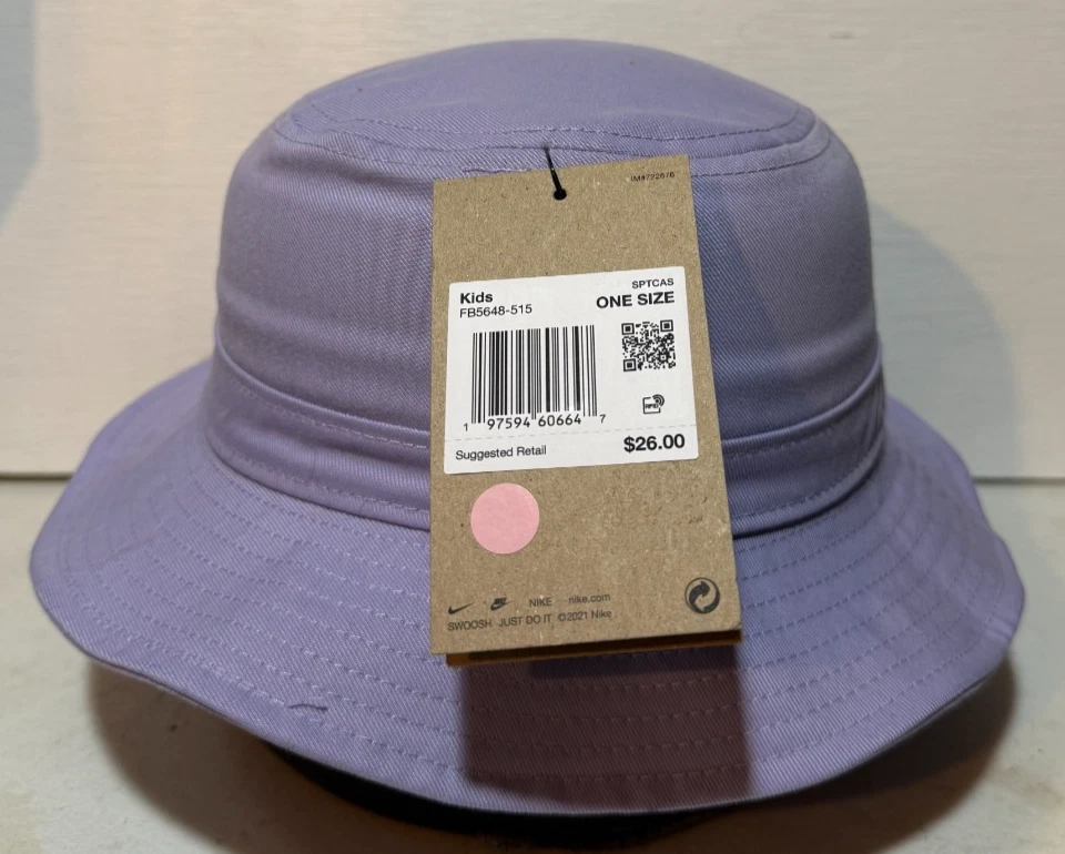 Sombrero de cubo Nike Apex Futura para niños hortensias/blanco talla única Foto 3 de 3