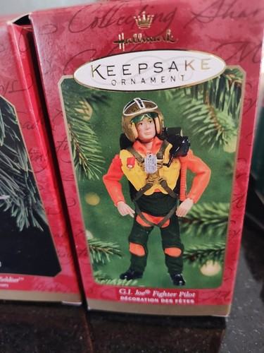 G.I. JOE FIGHTER PILOT & ACTION SOLDIER HALLMARK KEEPSAKE ORNAMENTS - Picture 3 of 7