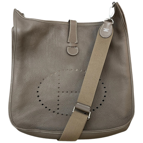 Hermes Women's Evelyne TGM Crossbody Bag Beige