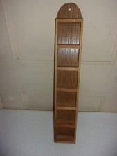 Vintage Wood Cubby Shelves Yardstick B W Macon Hand Made 6 Shelves 20" L.