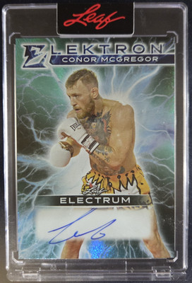 2025 Leaf Electrum Conor McGregor 3/6 Auto Elektron E-CMG - Sick Look!