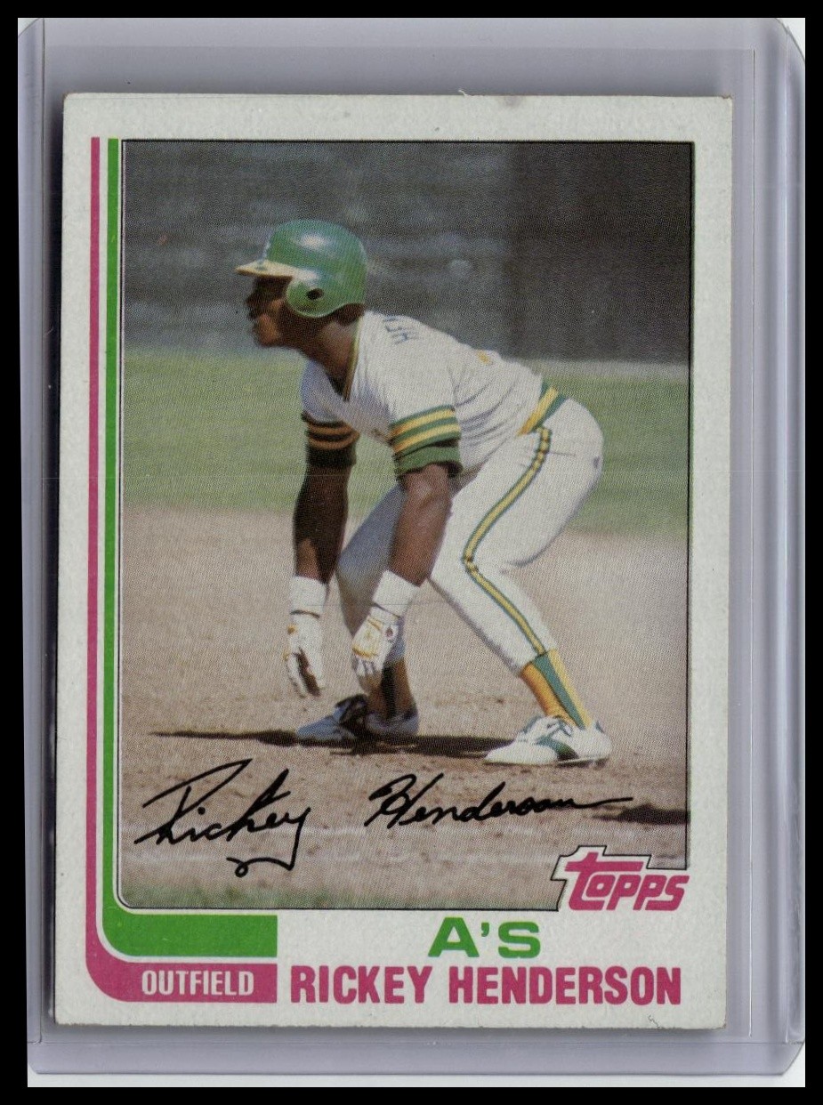 1982 Topps #610 Rickey Henderson
