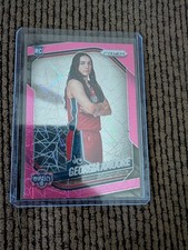 2025 Panini Prizm WNBA Georgia Amoore RC Pink Velocity Prizm /79 Rookie Mystics