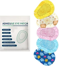 60Pcs Adhesive Eye Patches Eye Patches for Kids 5 Styles Eye Pad Disposable Adhe