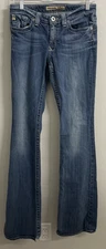 Big Star Womens Jeans Size 27XXL Maddie Boot Distressed Thick Stitch