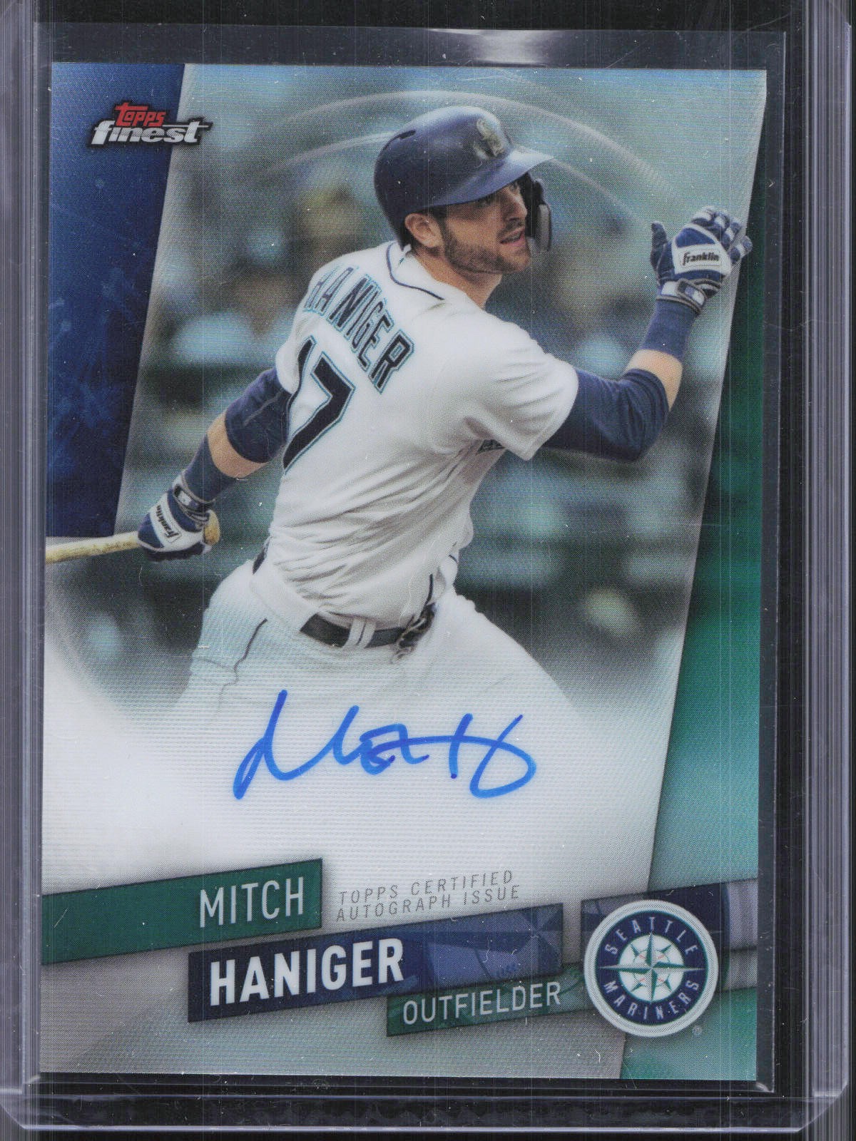 2019 Finest #FA-MH Mitch Haniger Finest Autographs