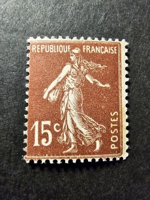FRANCE TIMBRE TYPE SEMEUSE N°189 NEUF ** MNH 1924 - Photo 1/2