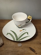 Kelsboro Ware Tennis Cup and Saucer Set  Featuring Daffodil Pattern