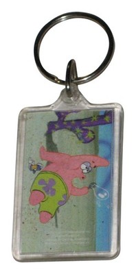 Spongebob Squarepants Patrick CD Visionary Lucite Acrylic Keychain