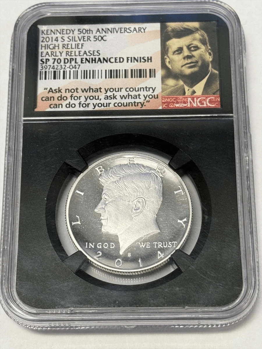 MS 70 Graded 2014 Kennedy US Half Dollars (1964-Now) for sale | eBay