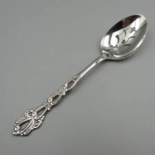 Oneida Community USA Stainless CHANDELIER Pierced Table / Serving Spoon - Used