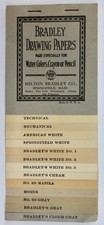 Orig 1920s Milton Bradley Drawing Papers Sample Booklet Watercolor Crayon Pencil