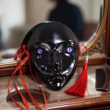 Identity   Black/Red Full Face Mask Headgear Cosplay Prop Halloween Party Show