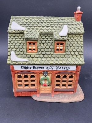 Dickens Village Series - 1988 - ''White Horse Bakery'' - Dept 56 - Tested