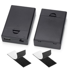 3 AA Battery Holder, 4.5-5V USB Battery Pack for Lights, AA Battery Case Box Hol