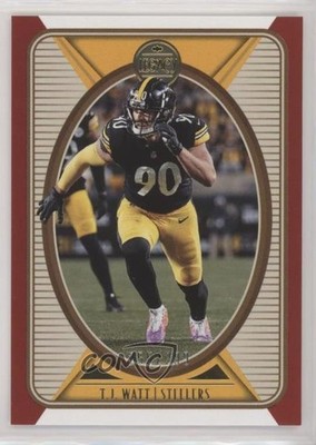 2022 Panini Legacy Red 255/299 TJ Watt #83 0ve9