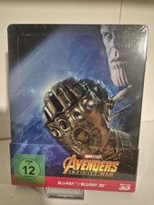 Infinity War Avengers Teil 3 Steelbook Bluray 3D/2D - Marvel NEU OVP