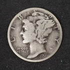 1931 *D* MERCURY HEAD SILVER DIME **FREE SHIPPING**C2953