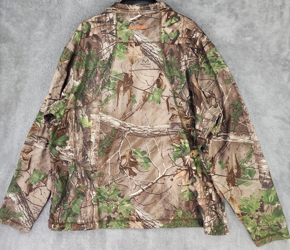 Game Winner Jacket Mens 2XL Realtree Xtra Camouflage 1/2 Zip Outdoor Hunting - Image 2 of 4