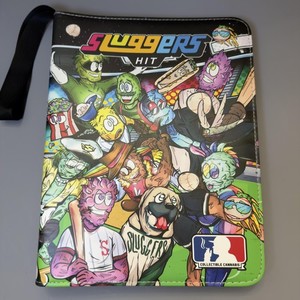 Sluggers Hit Collectible Cannabis Trading Card Binder 3 Holo Cards Multicolor