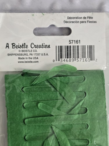 Beistle Easter Tissue Grass Mats Set (2 Mats Each Pkg). 4 Pieces 15" x 30" Green - Picture 6 of 8
