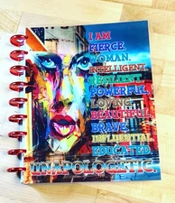 *Woman. Fierce. Unapologetic.* Cover Set 4 use w/ Classic Happy Planner~