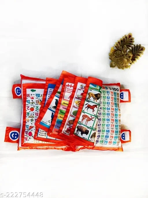 Cojín almohada bebé aprendizaje algodón educativo para niños libro suave Foto 4 de 4